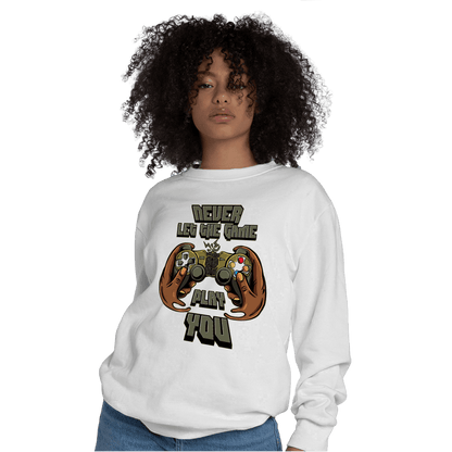 SE Craft Medium Olive 4s Sweatshirt Match The Game Changer - NastyJamz