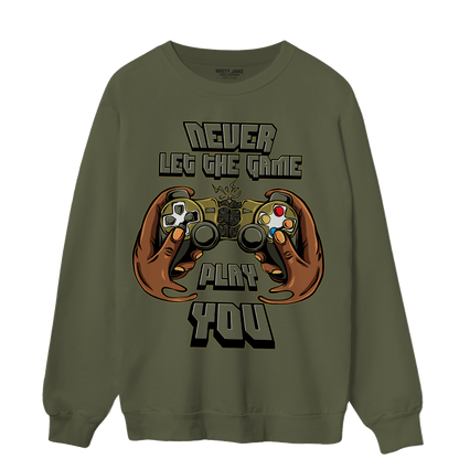 SE Craft Medium Olive 4s Sweatshirt Match The Game Changer - NastyJamz