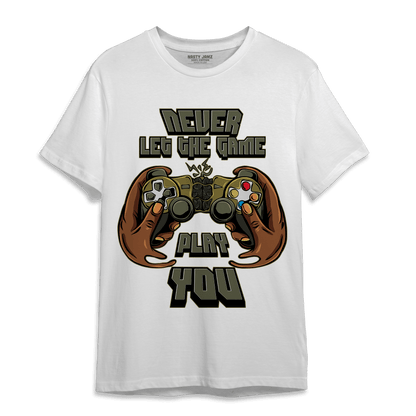 SE Craft Medium Olive 4s T Shirt Match The Game Changer - NastyJamz