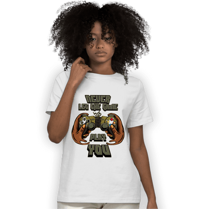 SE Craft Medium Olive 4s T Shirt Match The Game Changer - NastyJamz