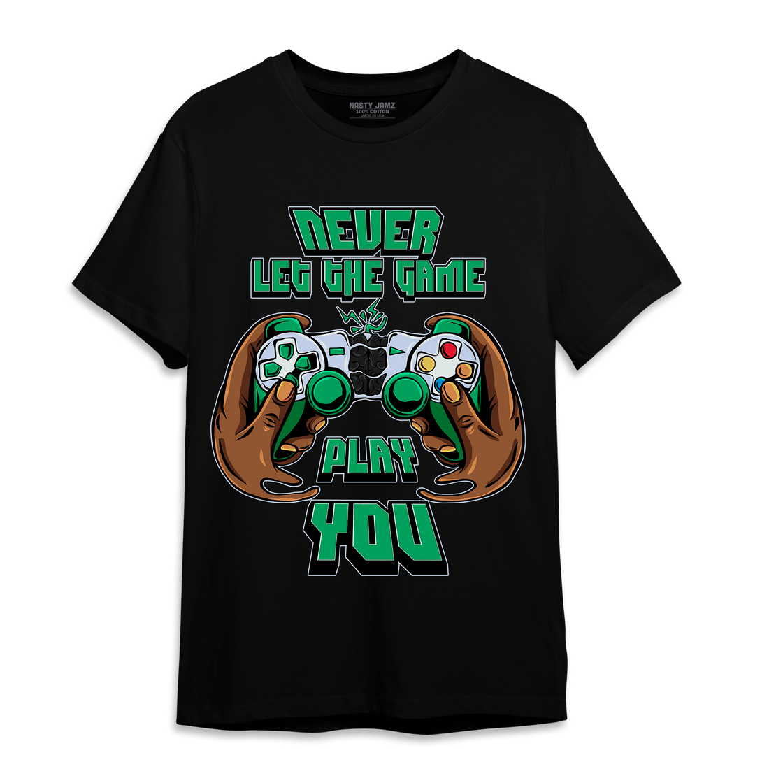 Lucky Green 5s T Shirt Match The Game Changer - NastyJamz