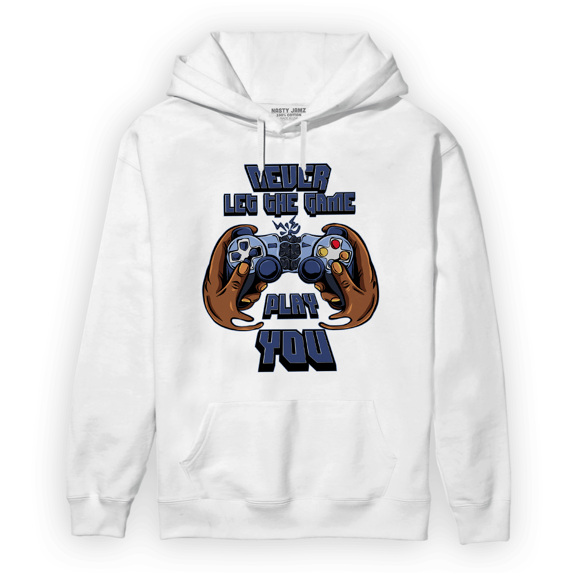 Midnight Navy 5s Hoodie Match The Game Changer - NastyJamz