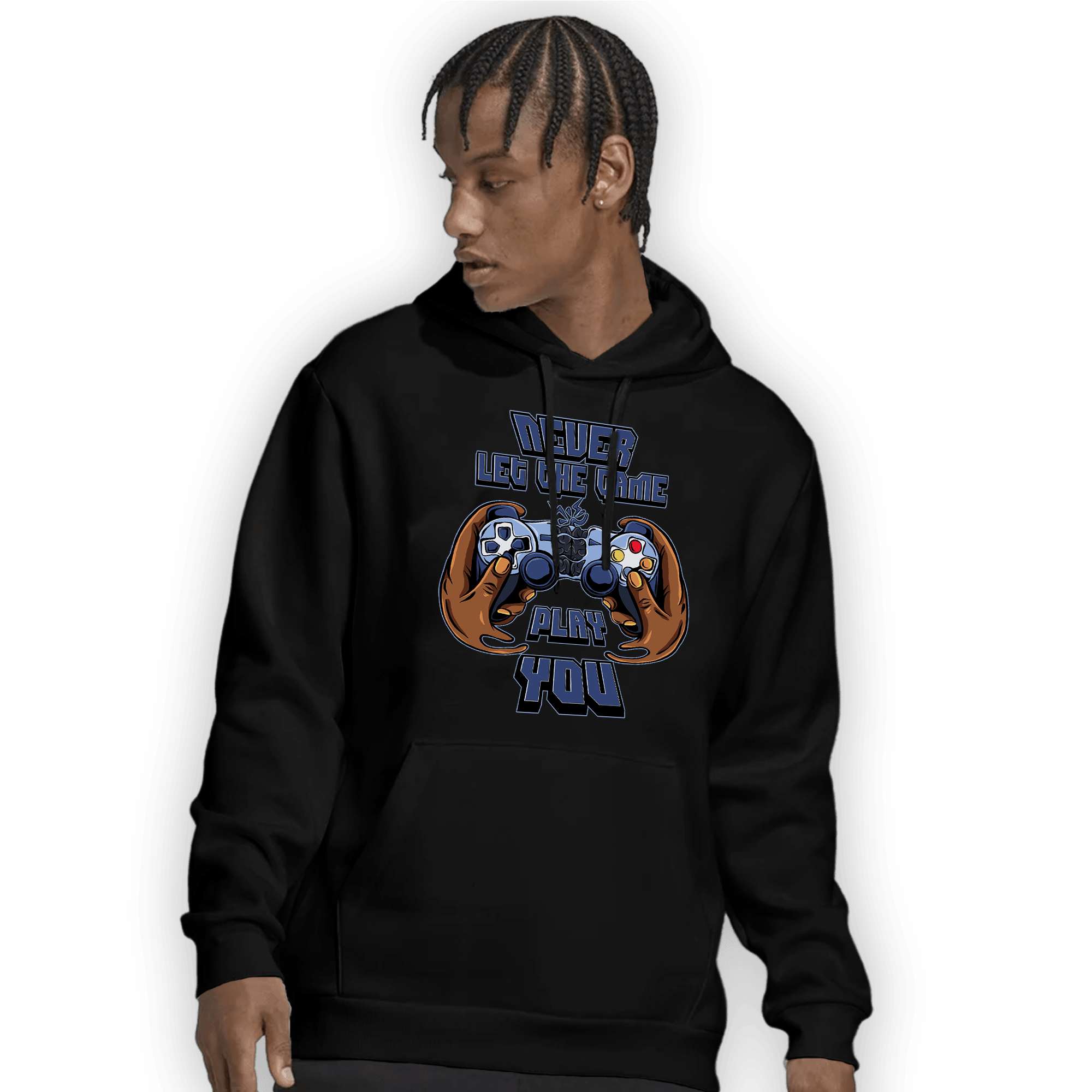 Midnight Navy 5s Hoodie Match The Game Changer - NastyJamz