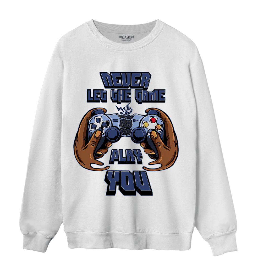 Midnight Navy 5s Sweatshirt Match The Game Changer - NastyJamz