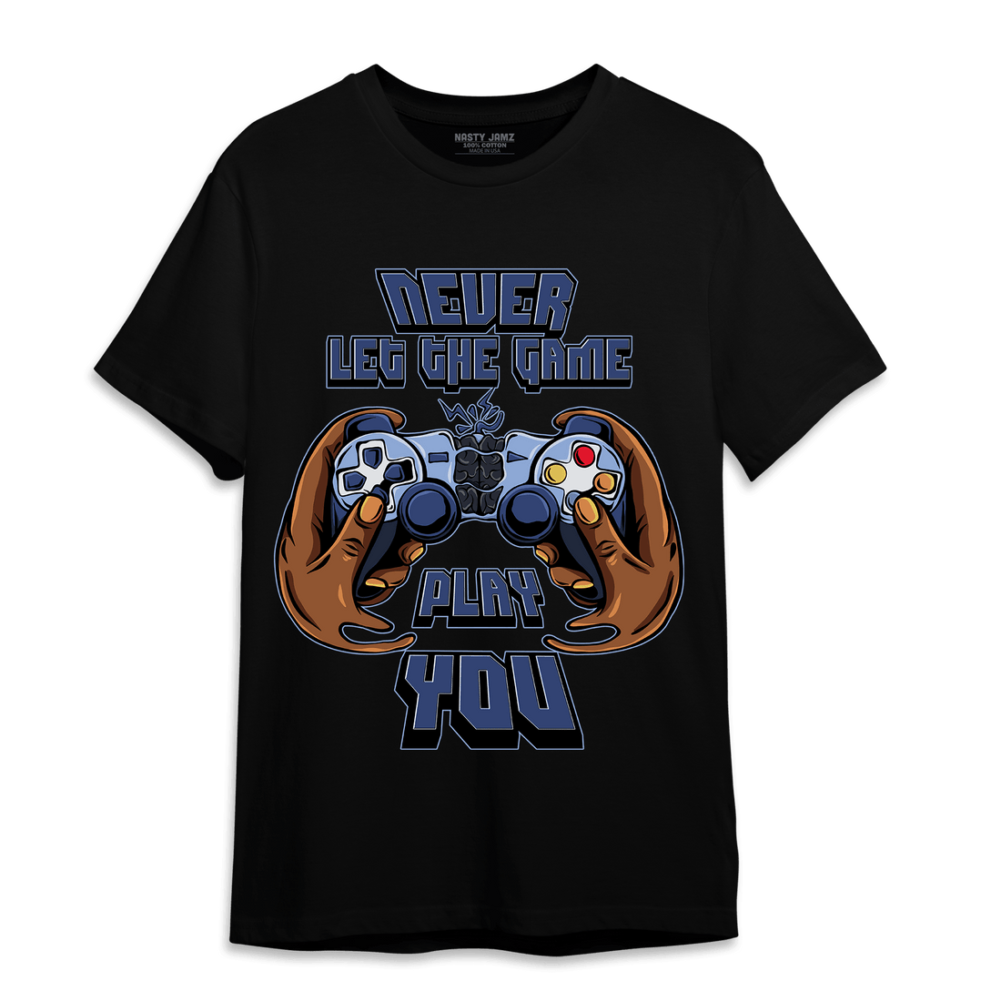 Midnight Navy 5s T Shirt Match The Game Changer - NastyJamz