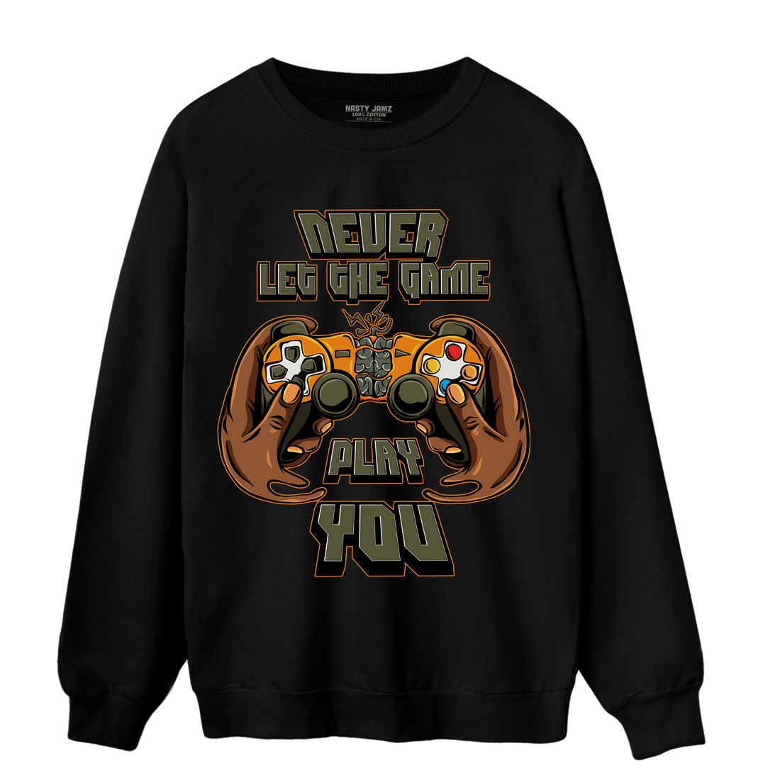 Olive 5s Sweatshirt Match The Game Changer - NastyJamz