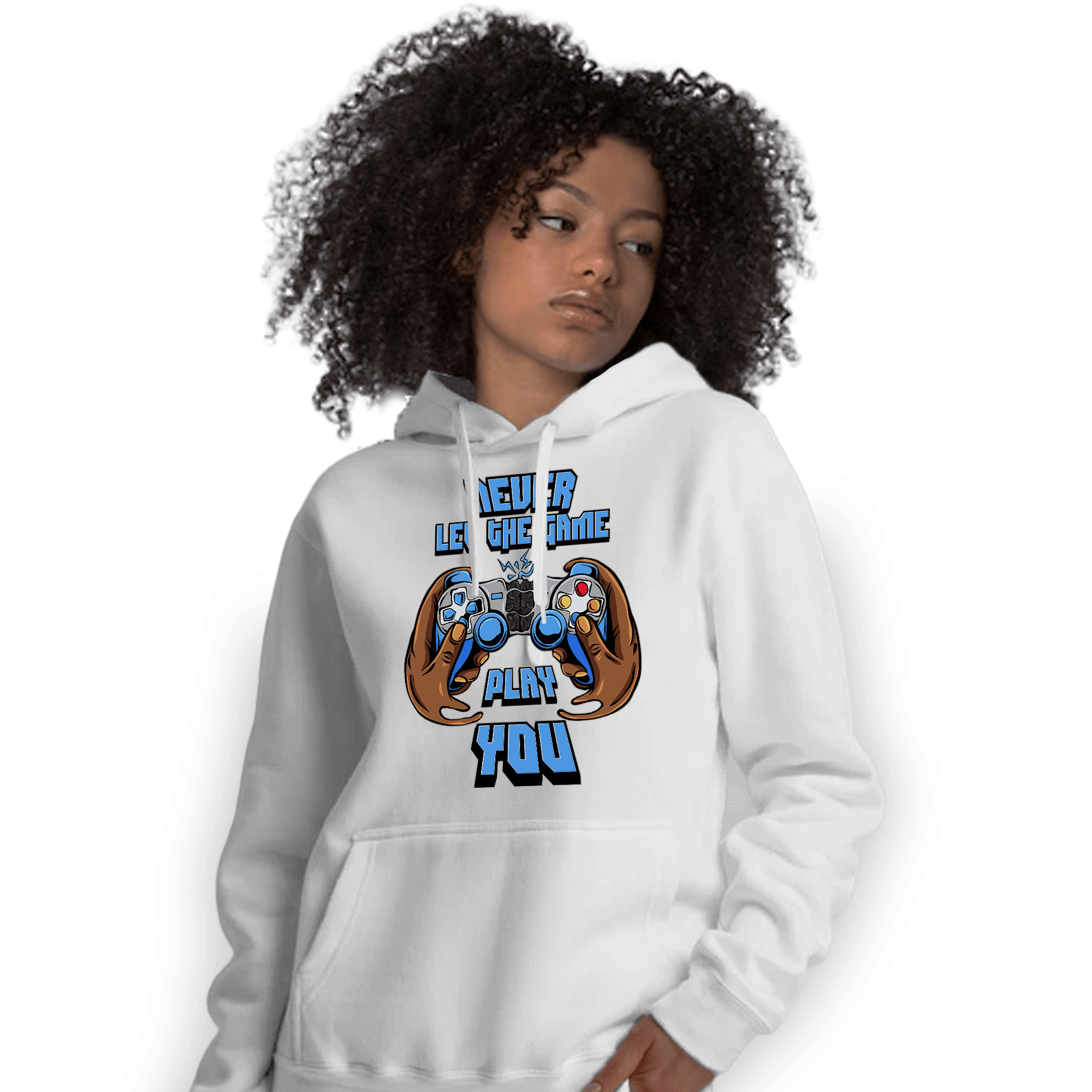 University Blue 5s Hoodie Match The Game Changer - NastyJamz