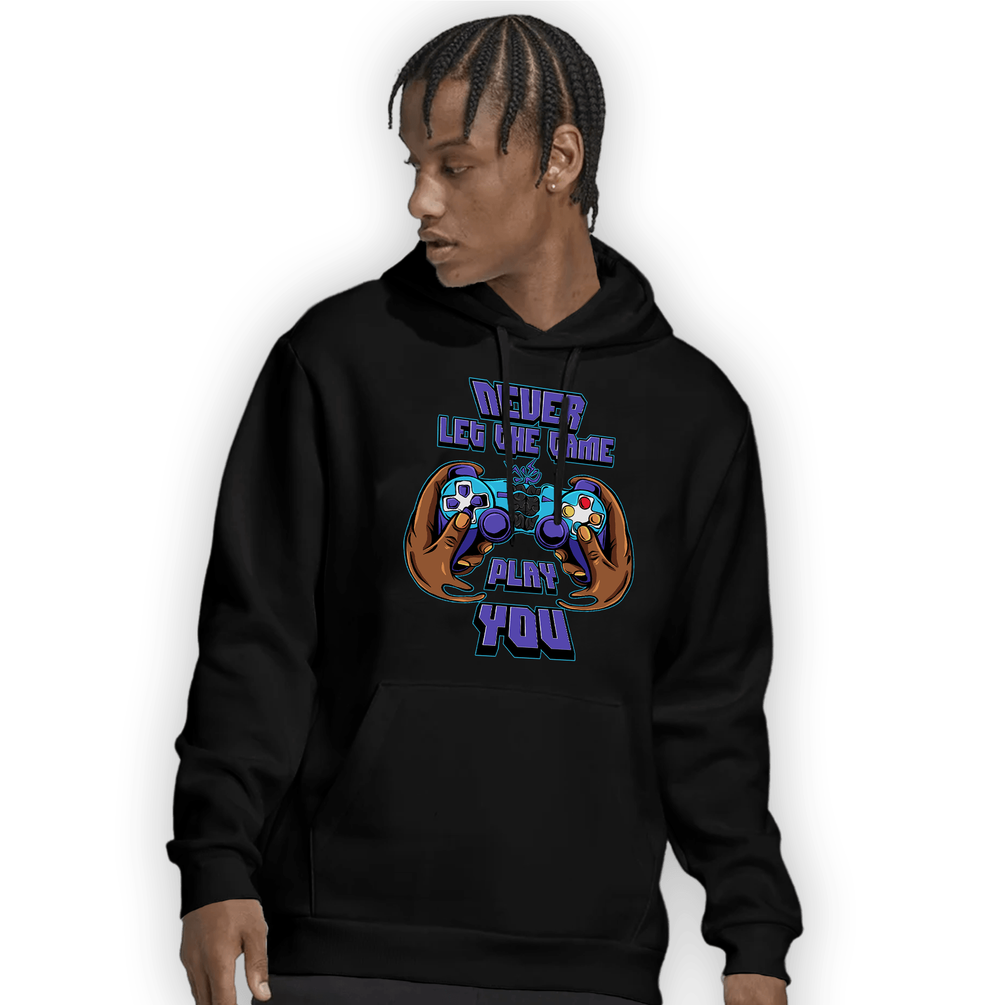 Aqua 6s Hoodie Match The Game Changer - NastyJamz