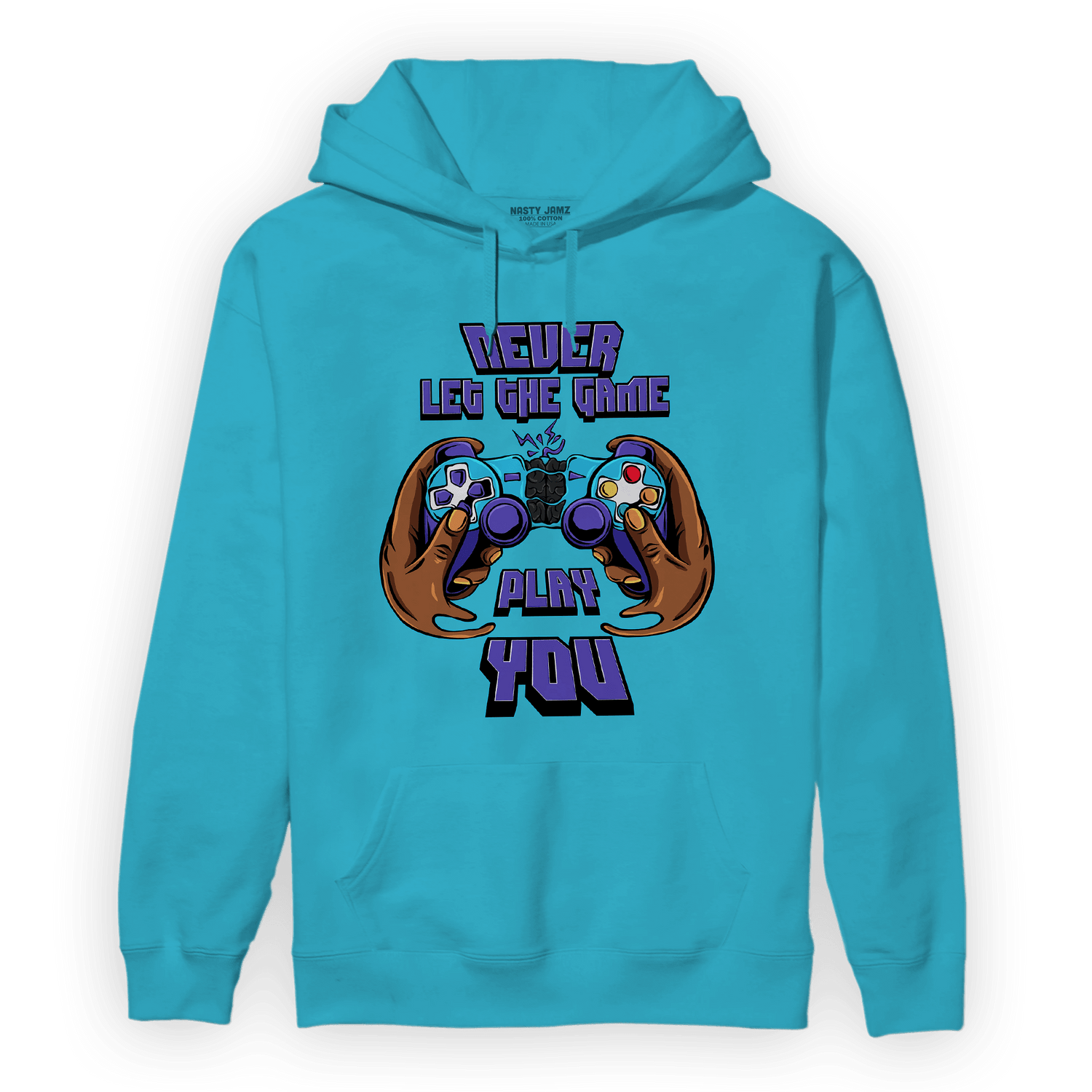 Aqua 6s Hoodie Match The Game Changer - NastyJamz