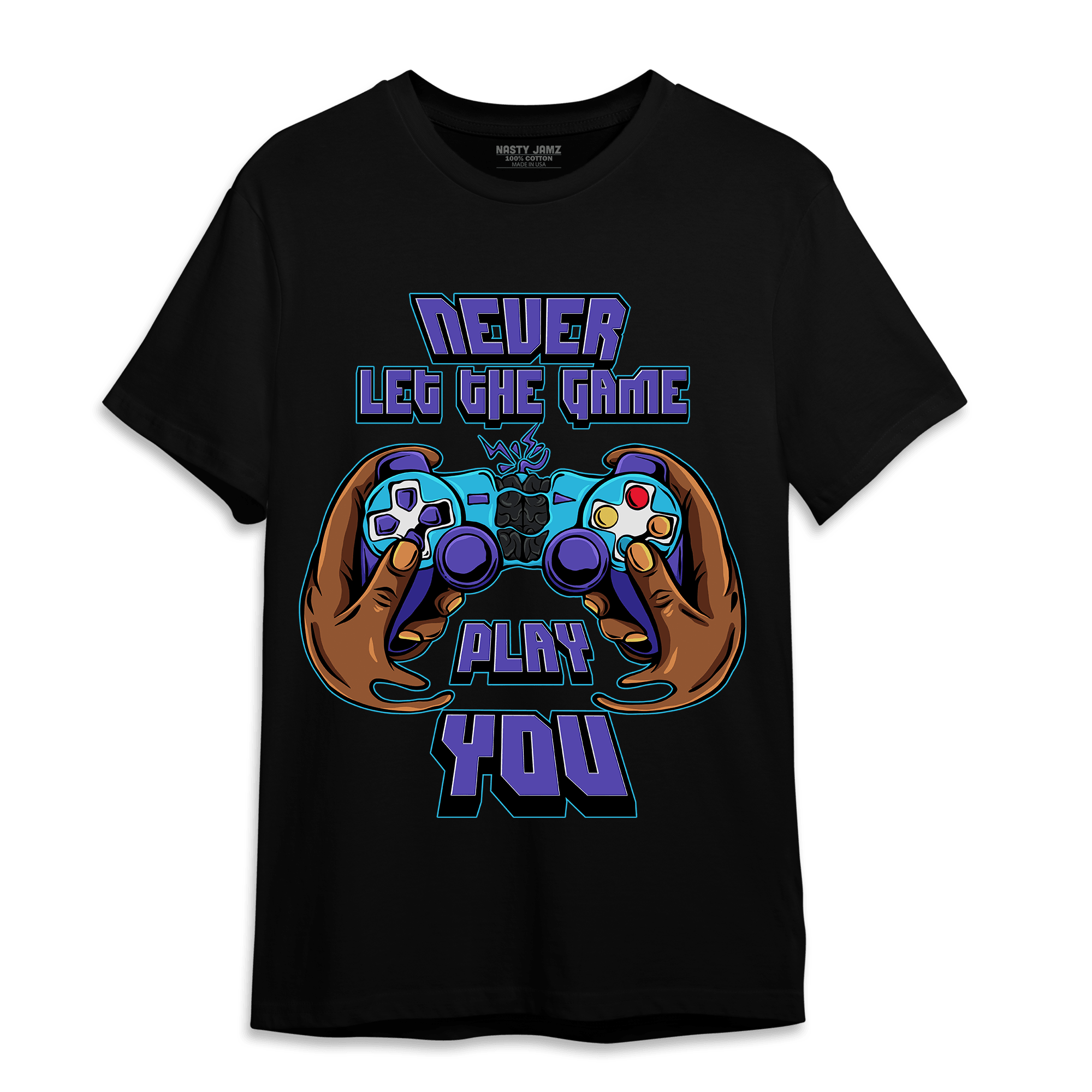 Aqua 6s T Shirt Match The Game Changer - NastyJamz