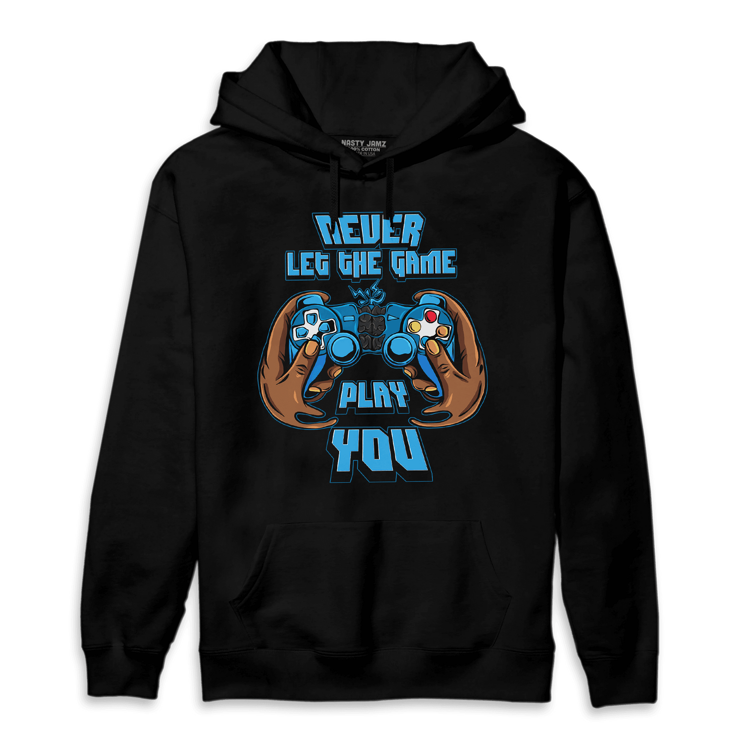 Powder Blue 9s Hoodie Match The Game Changer - NastyJamz