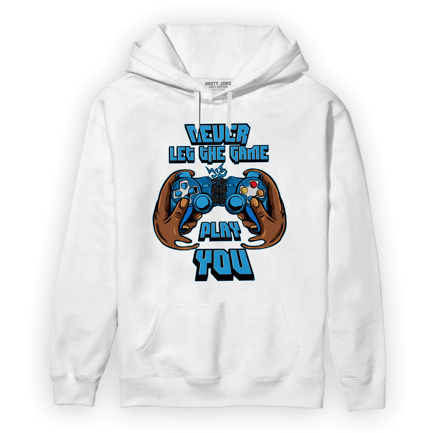 Powder Blue 9s Hoodie Match The Game Changer - NastyJamz