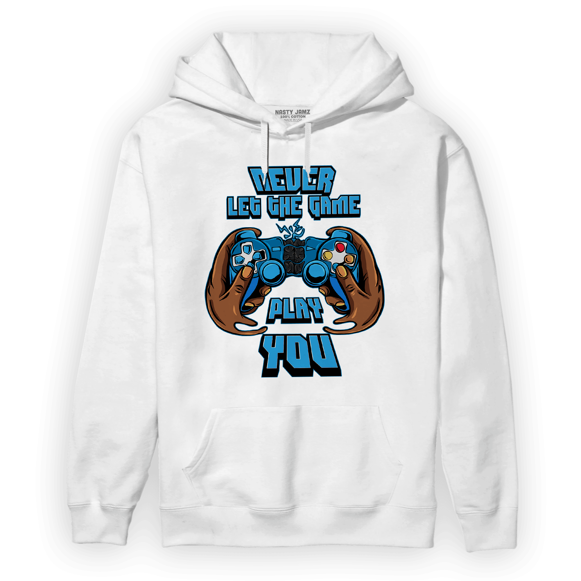 Powder Blue 9s Hoodie Match The Game Changer - NastyJamz