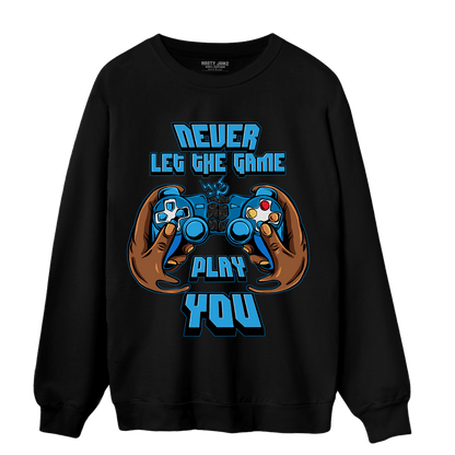 Powder Blue 9s Sweatshirt Match The Game Changer - NastyJamz
