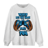 Powder Blue 9s Sweatshirt Match The Game Changer - NastyJamz