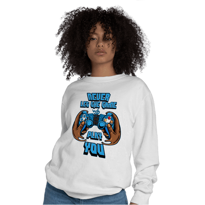 Powder Blue 9s Sweatshirt Match The Game Changer - NastyJamz