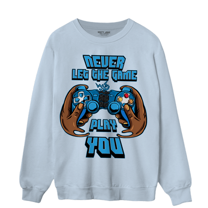 Powder Blue 9s Sweatshirt Match The Game Changer - NastyJamz