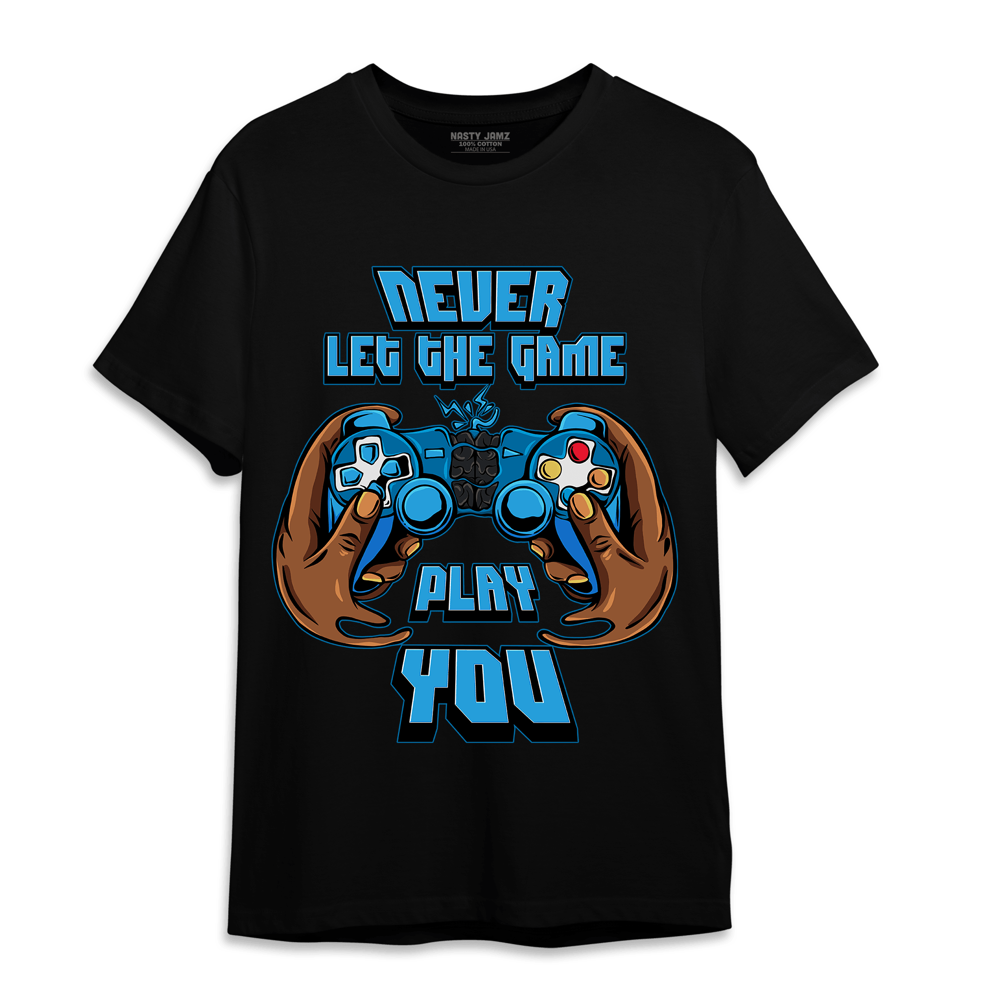 Powder Blue 9s T Shirt Match The Game Changer - NastyJamz