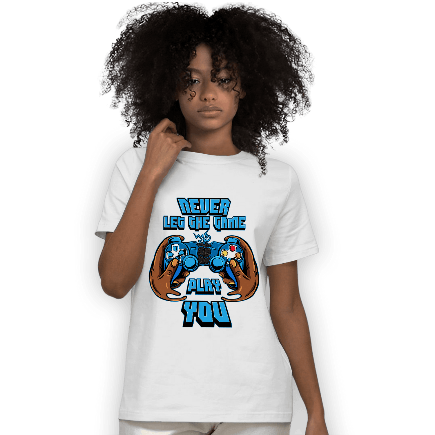Powder Blue 9s T Shirt Match The Game Changer - NastyJamz