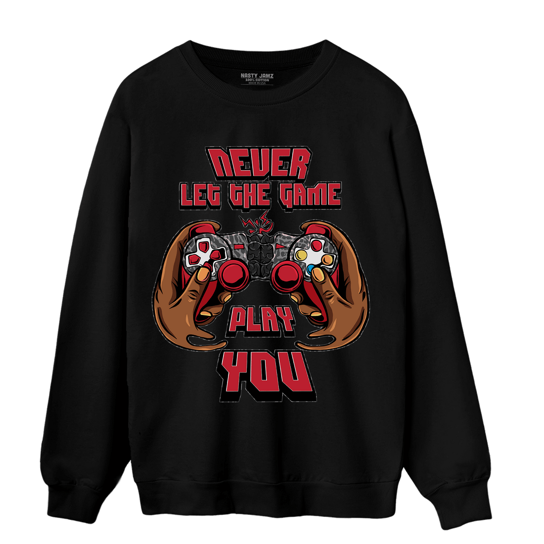 Spizike Low Bred Sweatshirt Match The Game Changer - NastyJamz