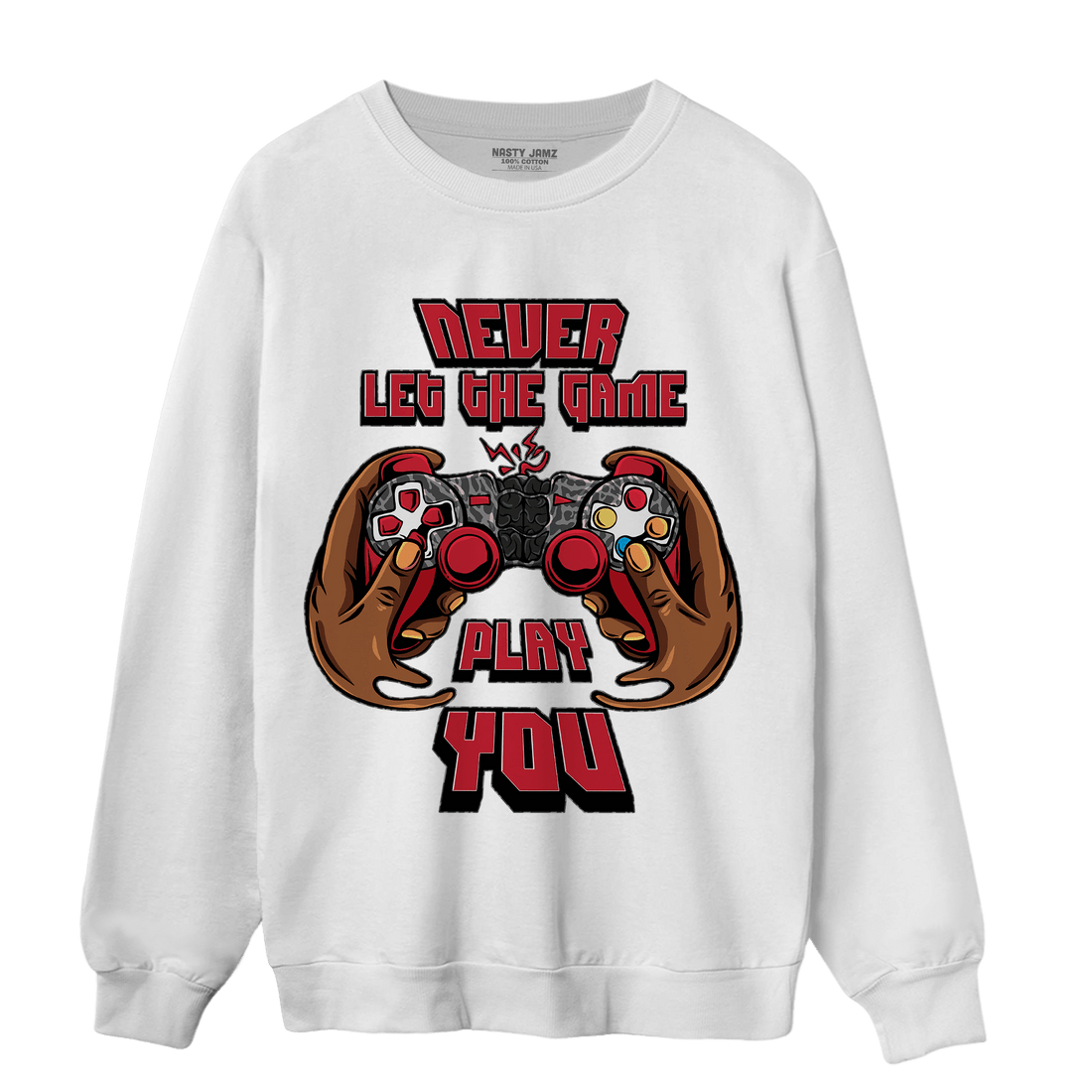 Spizike Low Bred Sweatshirt Match The Game Changer - NastyJamz