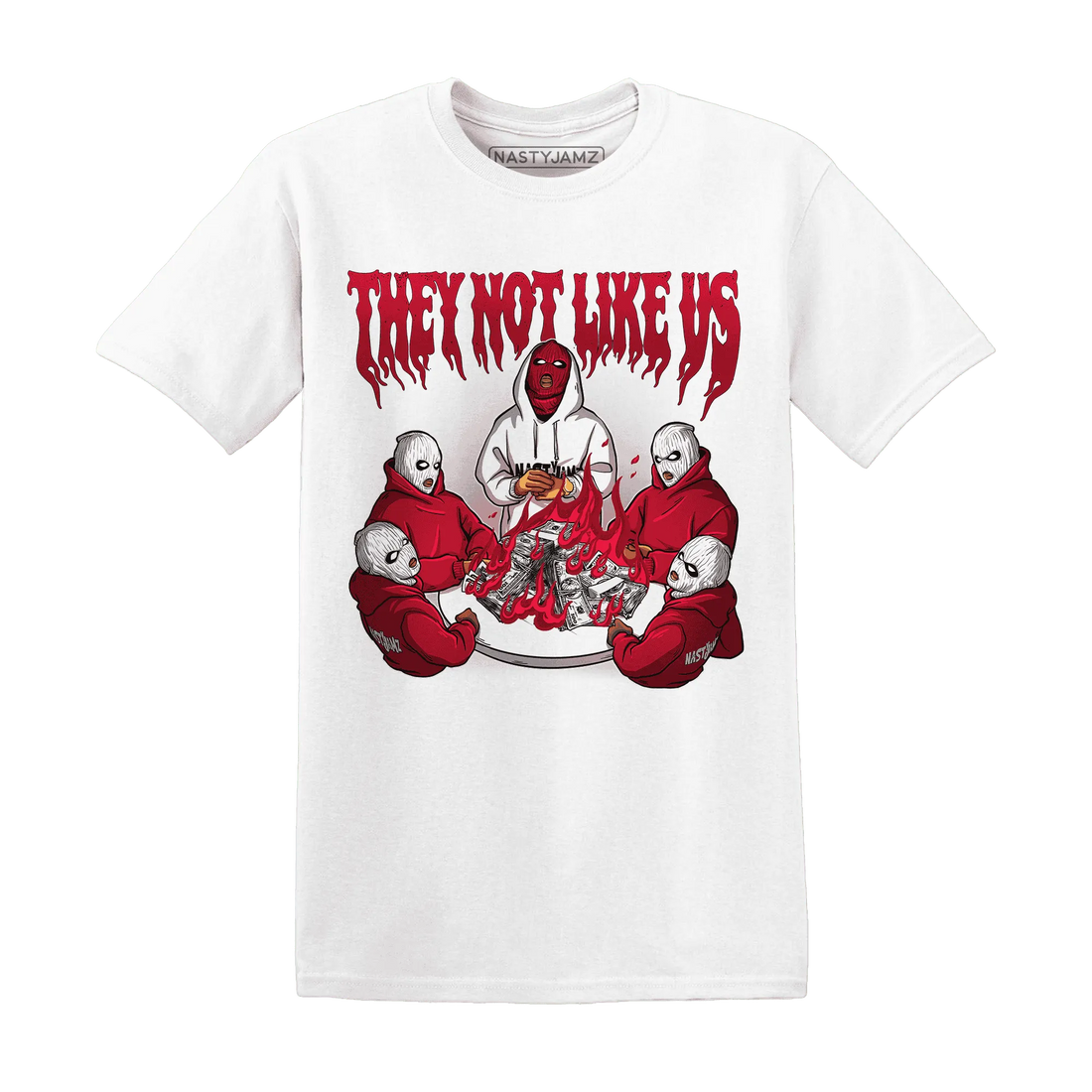 NastyJamz-Retro-Red-Taxi-12s-T-Shirt-Match-They-Not-Like-Us