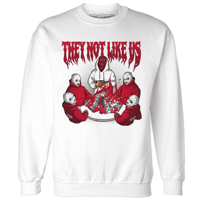 NastyJamz-Retro-Red-Taxi-12s-Sweatshirt-Match-They-Not-Like-Us