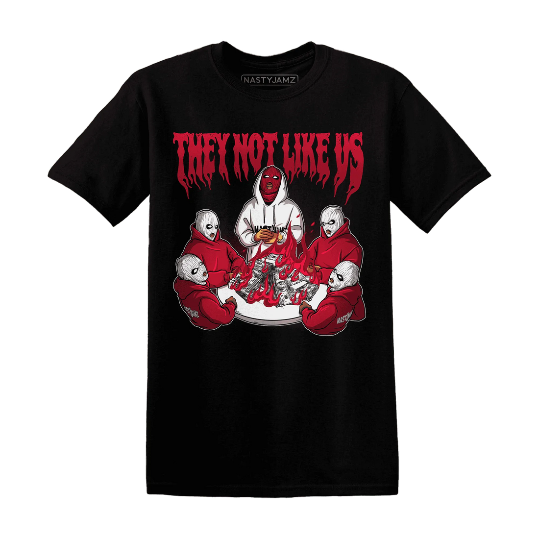 NastyJamz-Retro-Red-Taxi-12s-T-Shirt-Match-They-Not-Like-Us