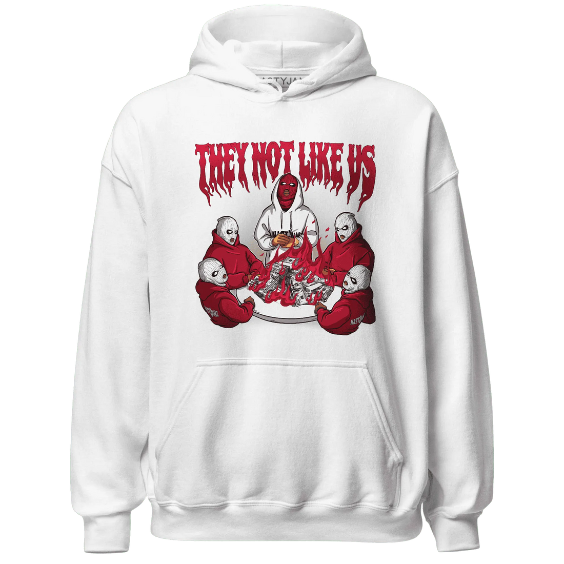 NastyJamz-Retro-Red-Taxi-12s-Hoodie-Match-They-Not-Like-Us