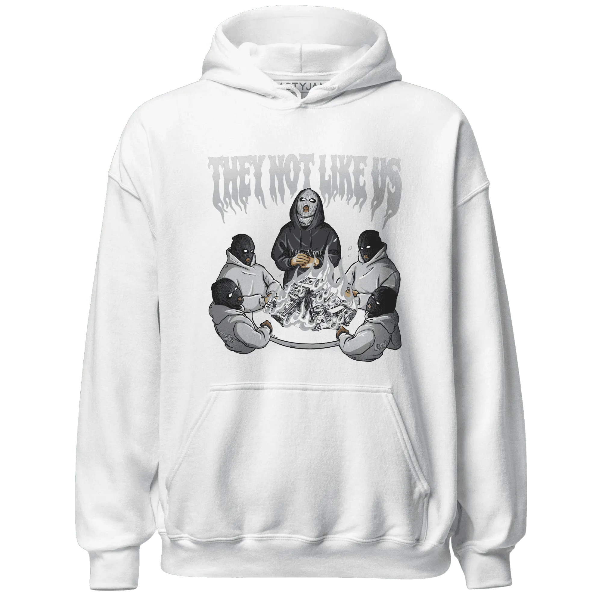 NastyJamz-Wolf-Grey-12s-Hoodie-Match-They-Not-Like-Us