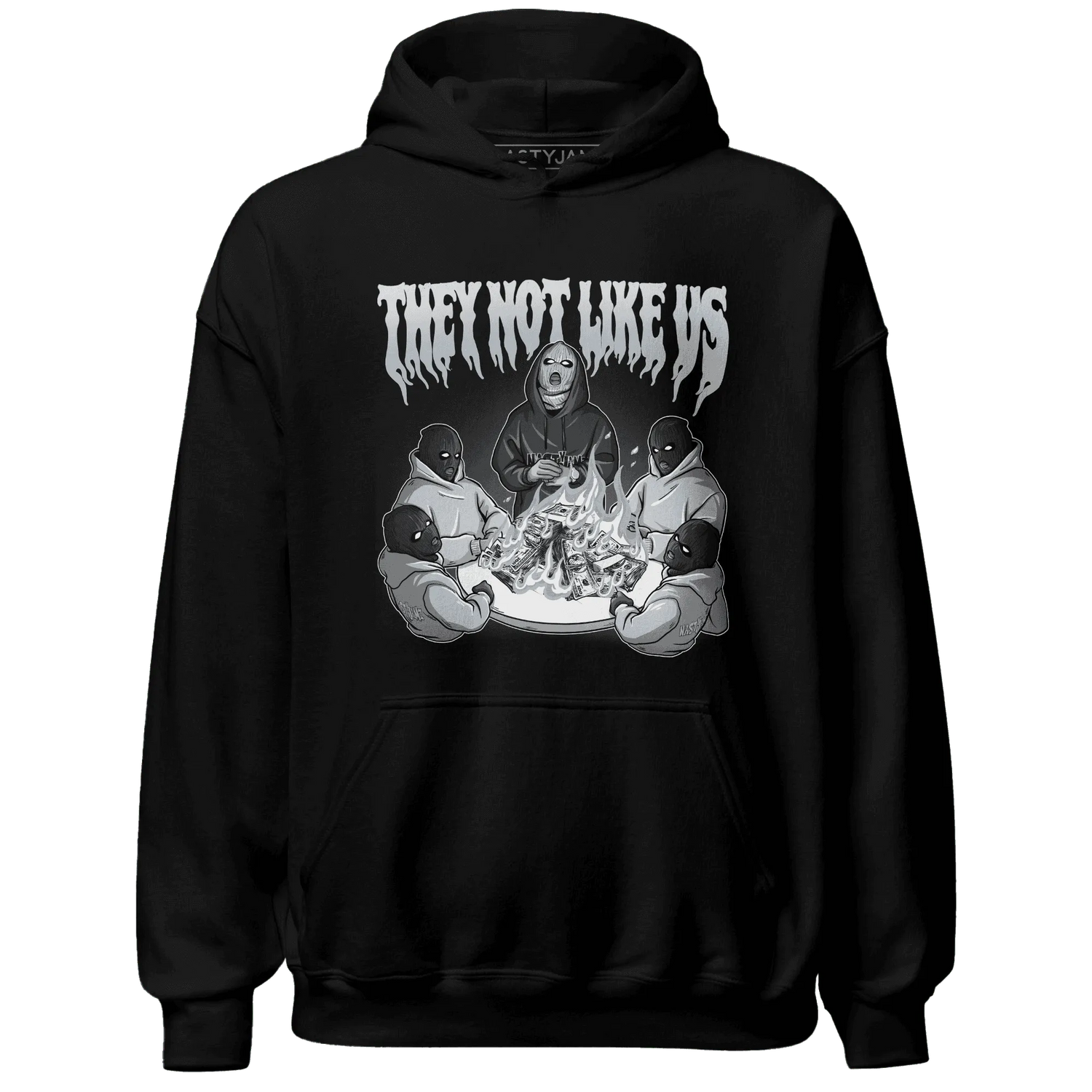 NastyJamz-Wolf-Grey-12s-Hoodie-Match-They-Not-Like-Us