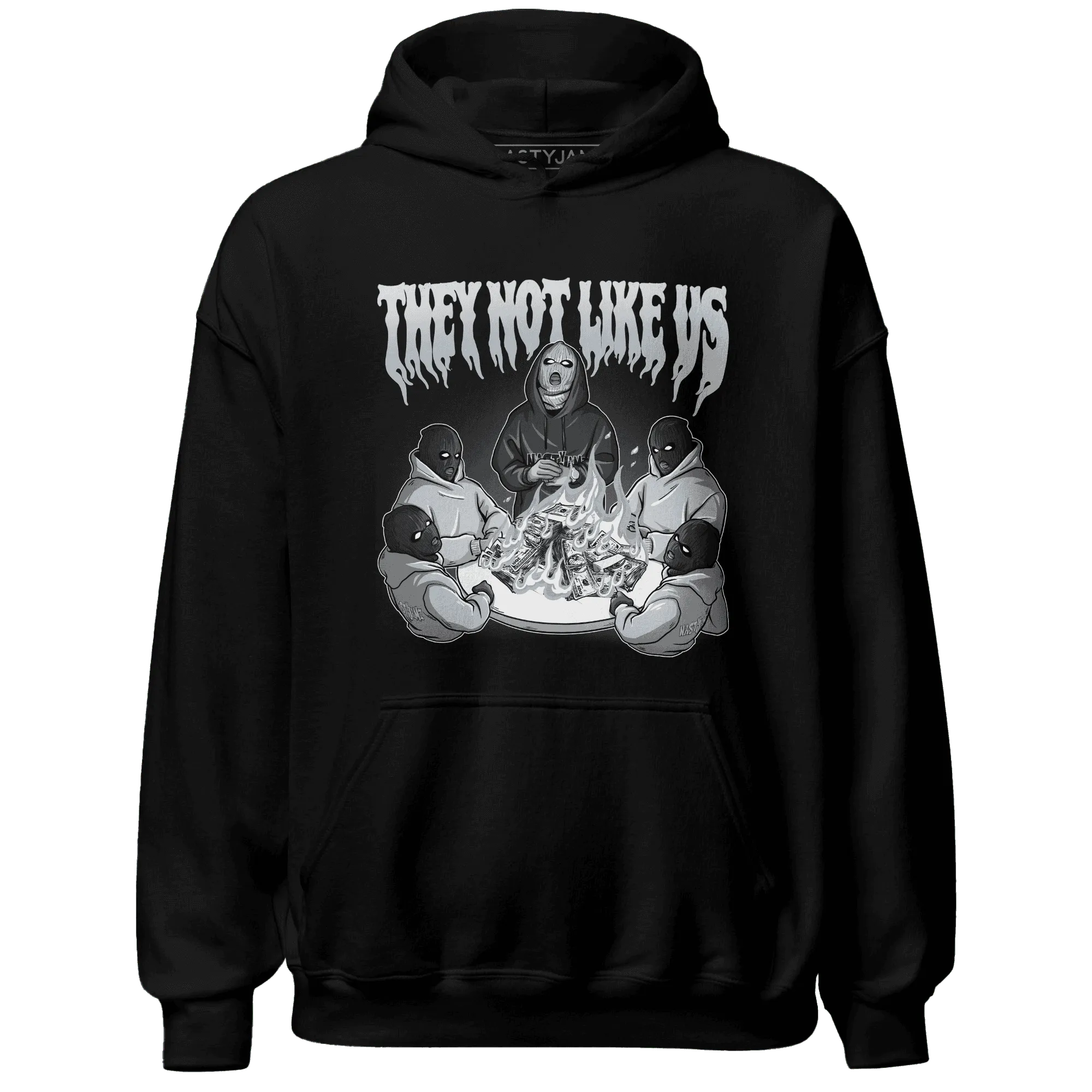 NastyJamz-Wolf-Grey-12s-Hoodie-Match-They-Not-Like-Us