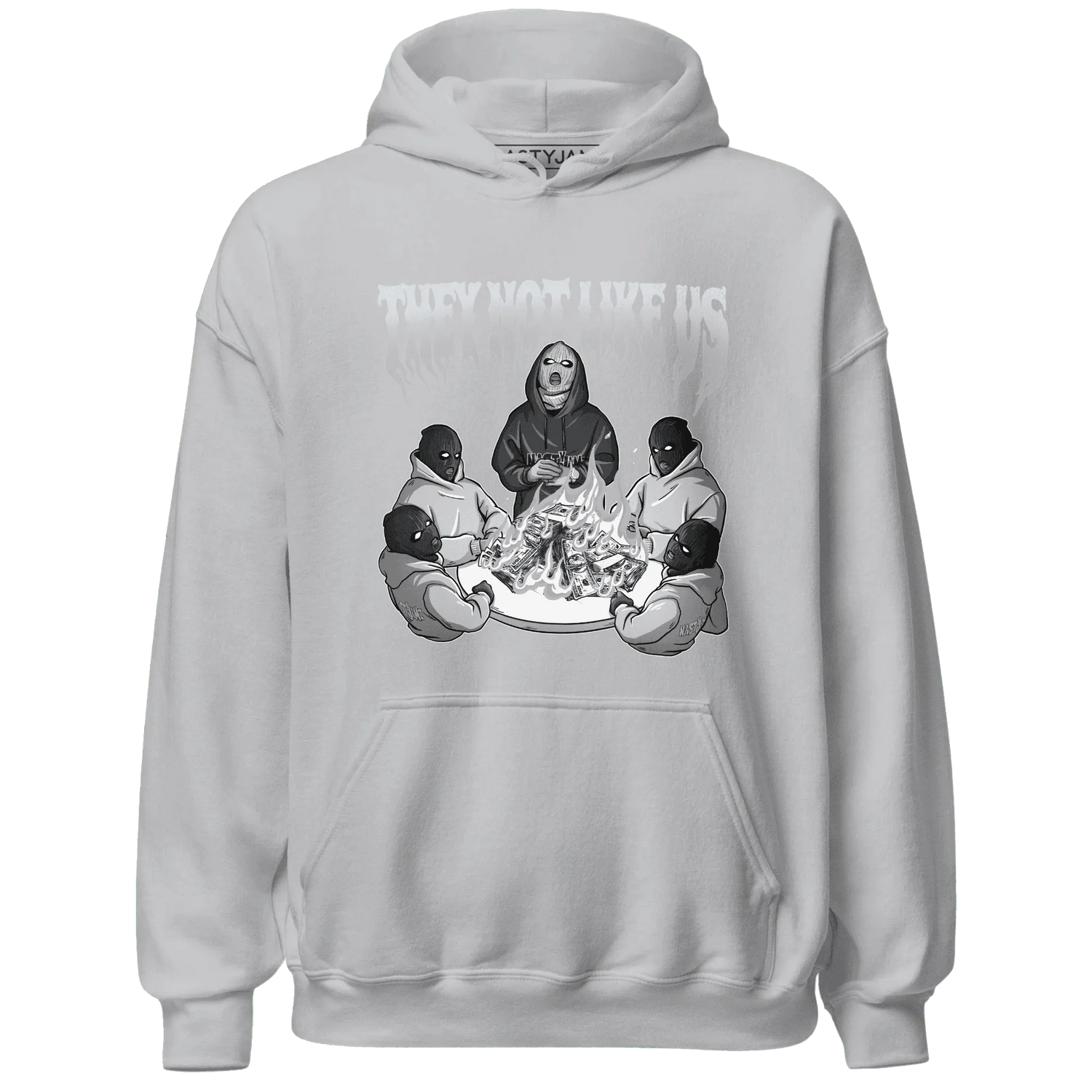 NastyJamz-Wolf-Grey-12s-Hoodie-Match-They-Not-Like-Us