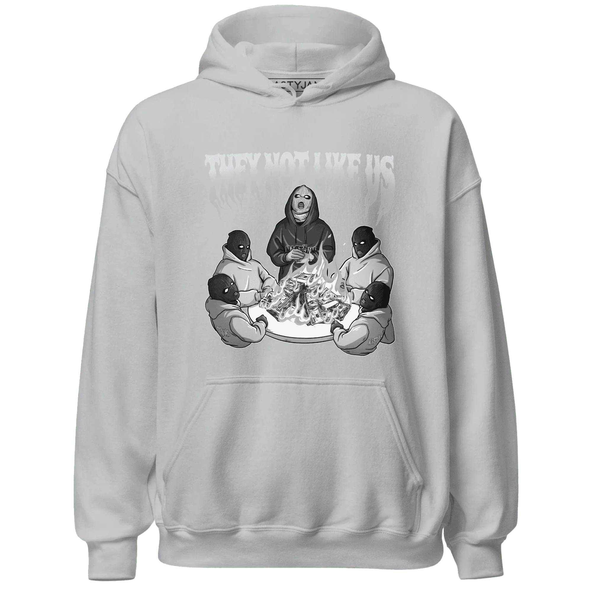 NastyJamz-Wolf-Grey-12s-Hoodie-Match-They-Not-Like-Us