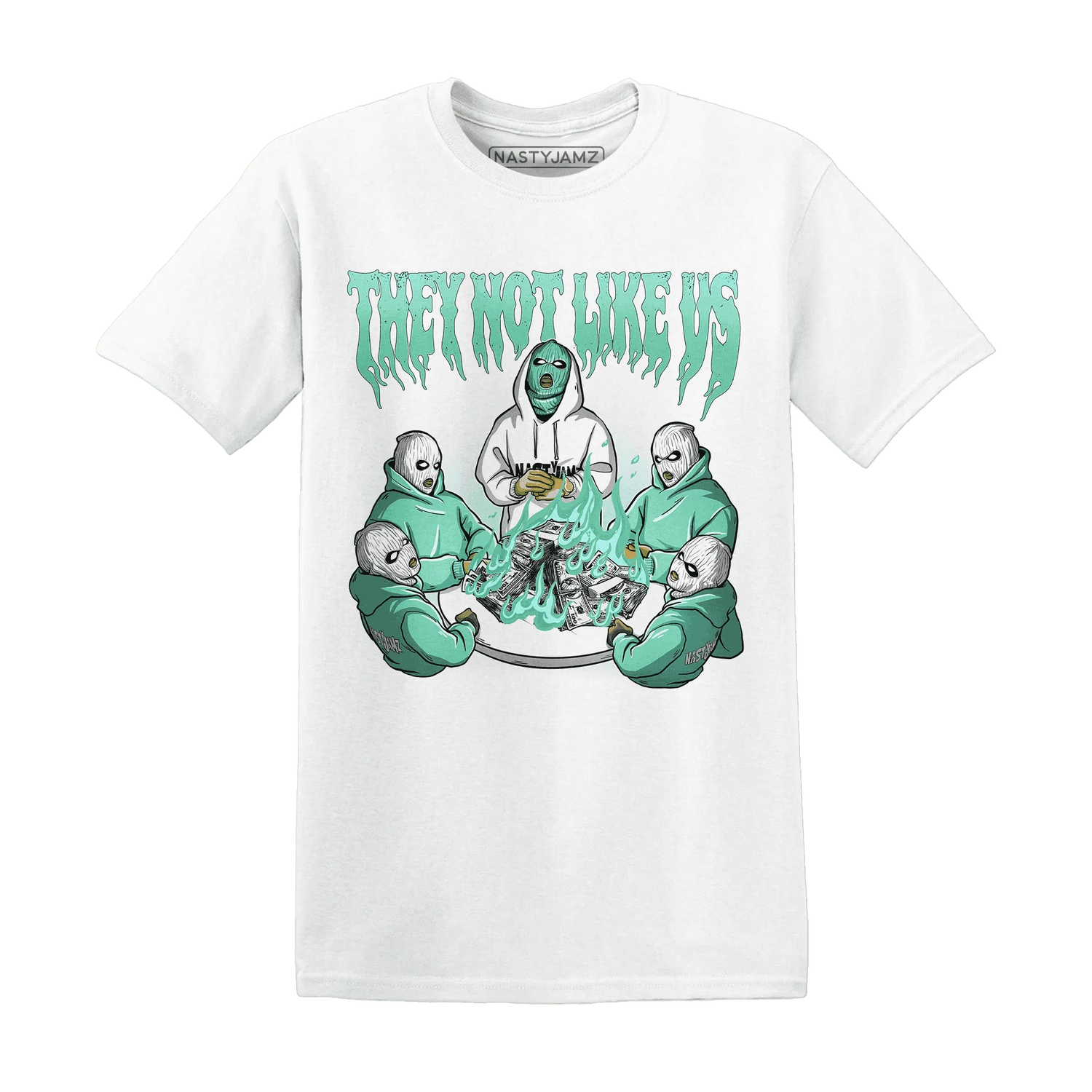 NastyJamz-High-OG-Green-Glow-1s-T-Shirt-Match-They-Not-Like-Us