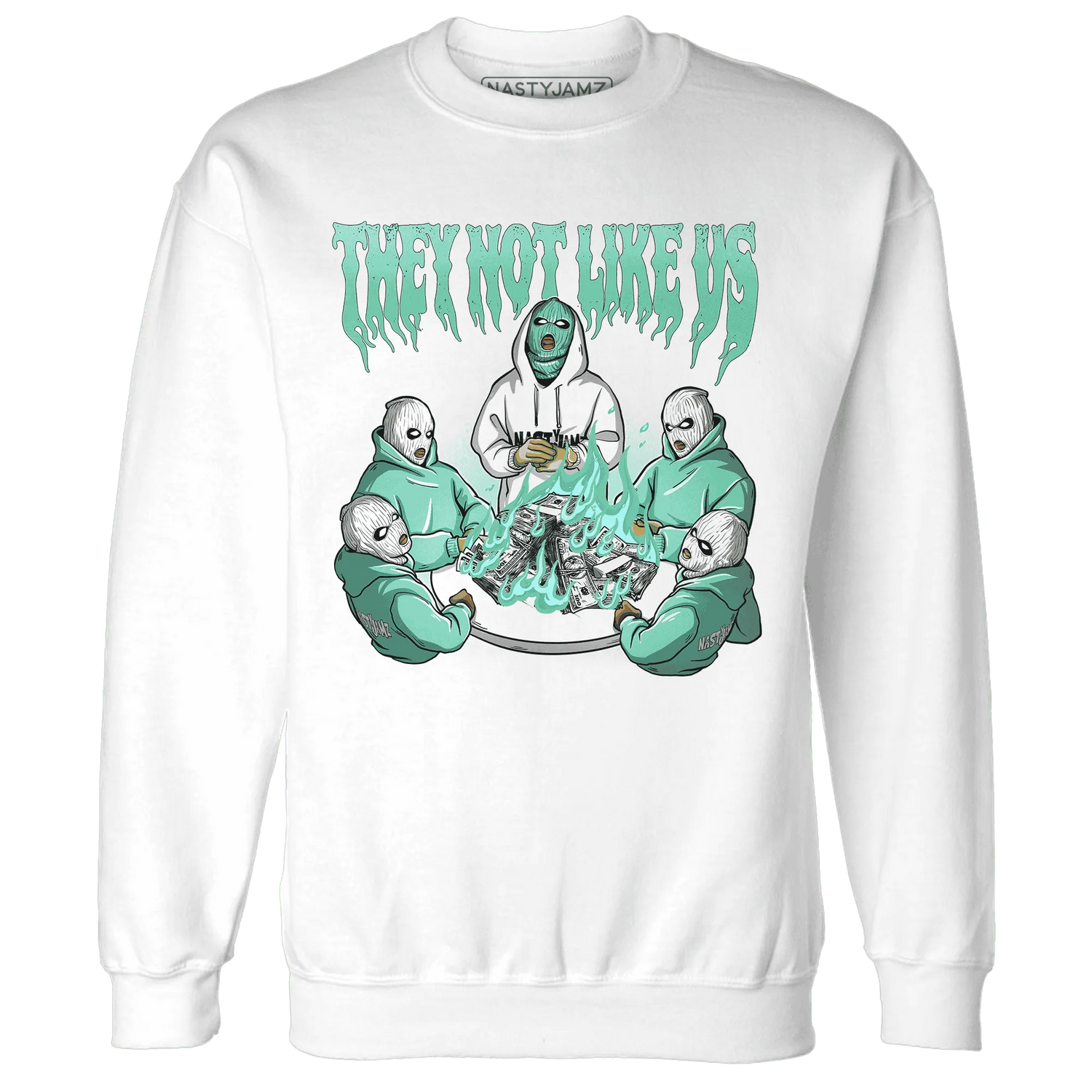 NastyJamz-High-OG-Green-Glow-1s-Sweatshirt-Match-They-Not-Like-Us