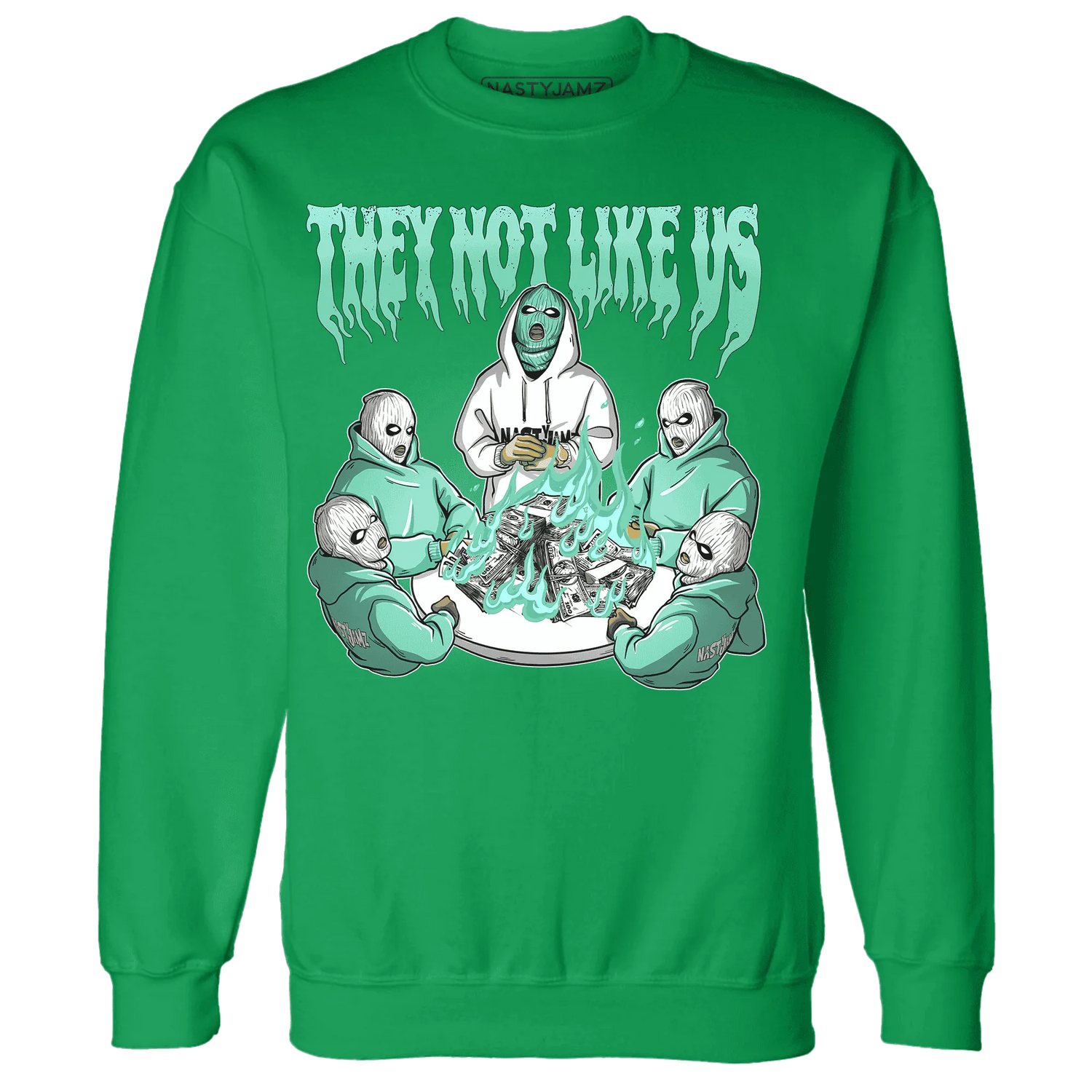 NastyJamz-High-OG-Green-Glow-1s-Sweatshirt-Match-They-Not-Like-Us