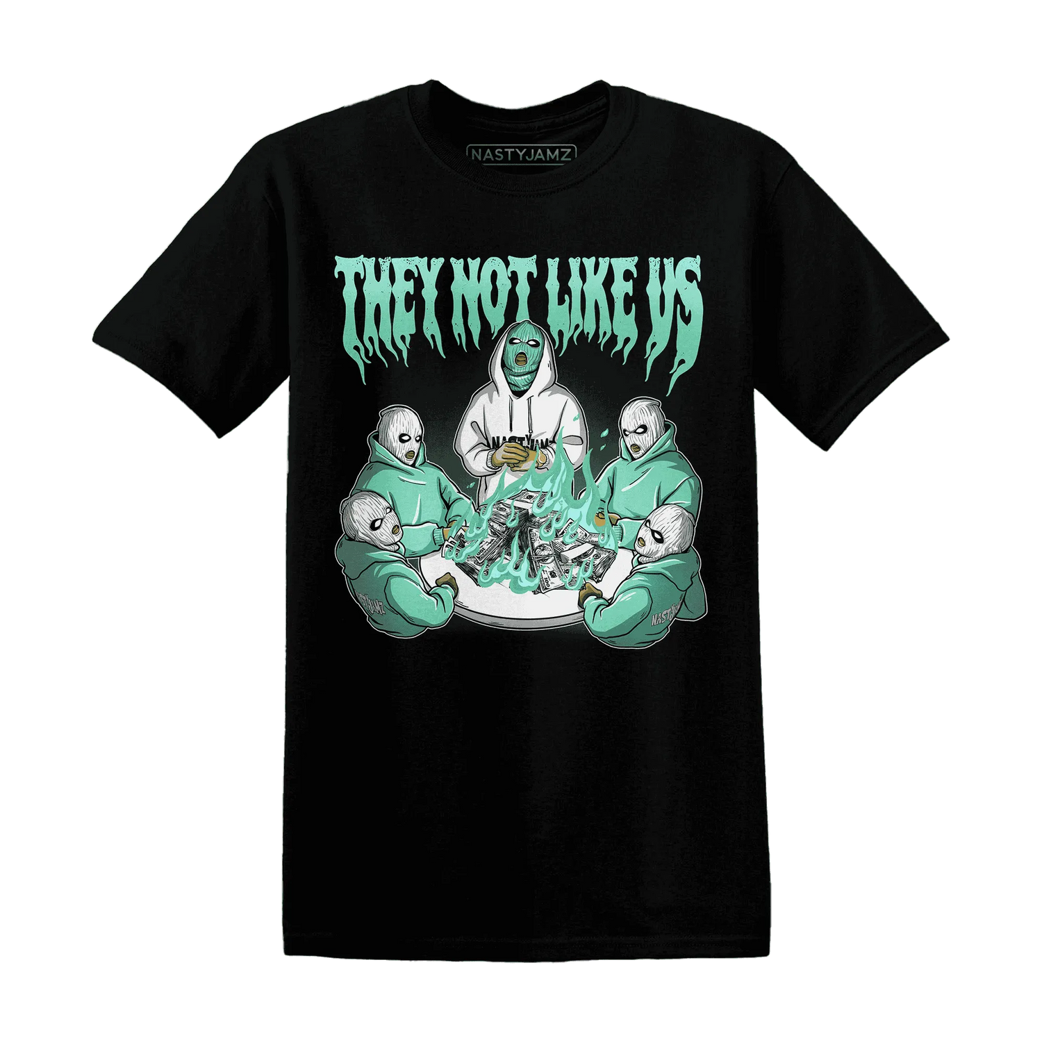 NastyJamz-High-OG-Green-Glow-1s-T-Shirt-Match-They-Not-Like-Us
