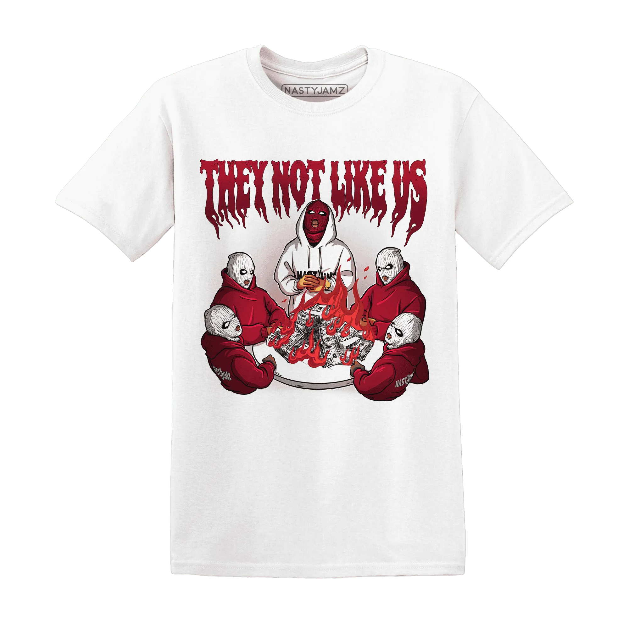 NastyJamz-High-White-Team-Red-1s-T-Shirt-Match-They-Not-Like-Us