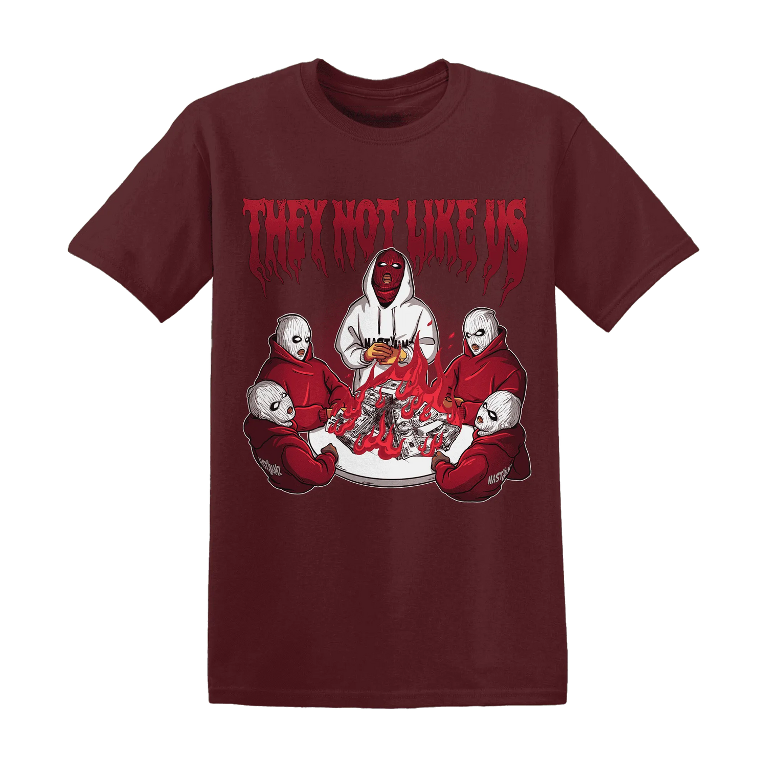 NastyJamz-High-White-Team-Red-1s-T-Shirt-Match-They-Not-Like-Us