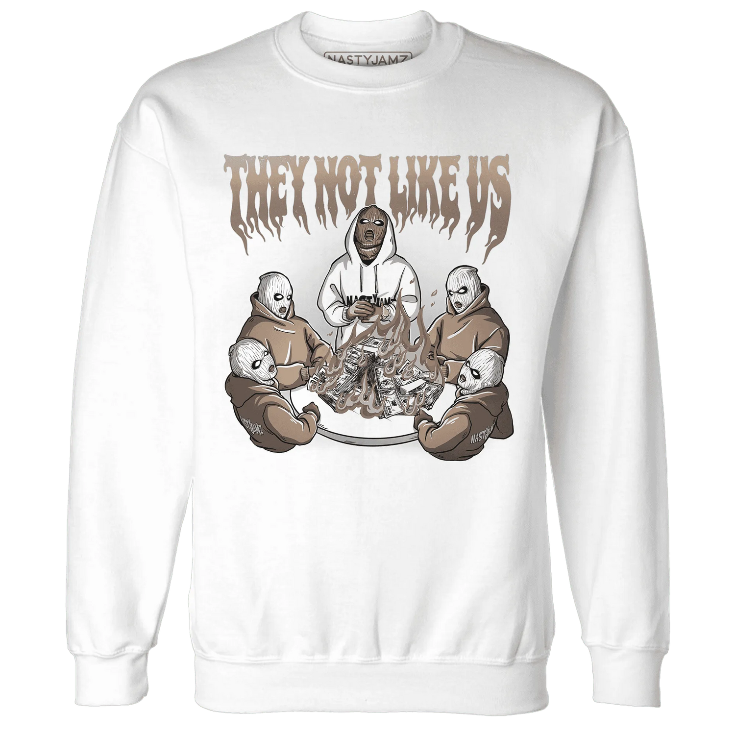 NastyJamz-Low-Mocha-1s-Sweatshirt-Match-They-Not-Like-Us