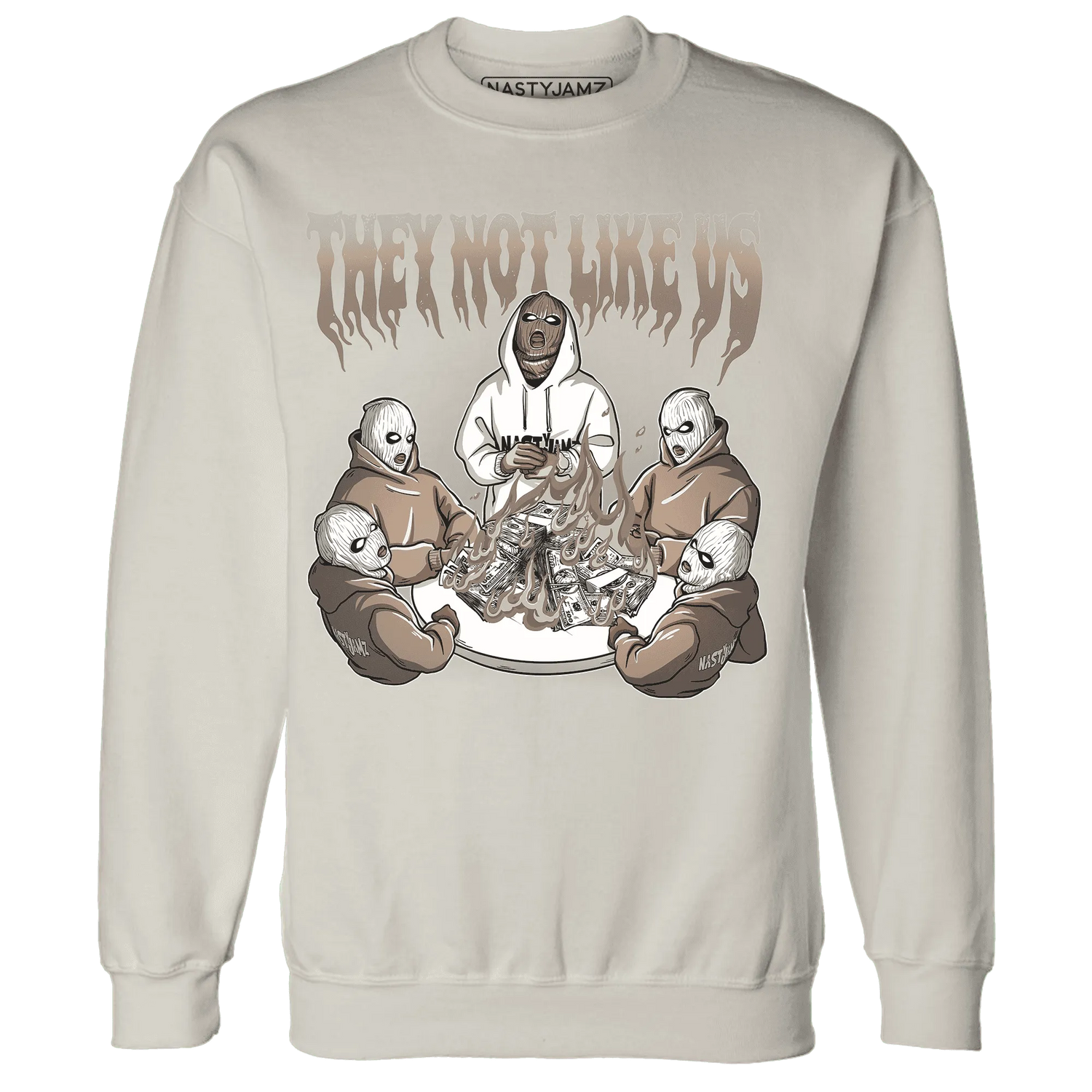 NastyJamz-Low-Mocha-1s-Sweatshirt-Match-They-Not-Like-Us