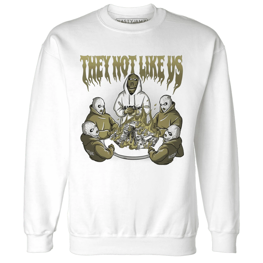NastyJamz-Medium-Olive-1s-Sweatshirt-Match-They-Not-Like-Us