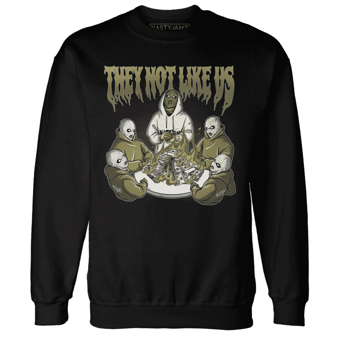 NastyJamz-Medium-Olive-1s-Sweatshirt-Match-They-Not-Like-Us