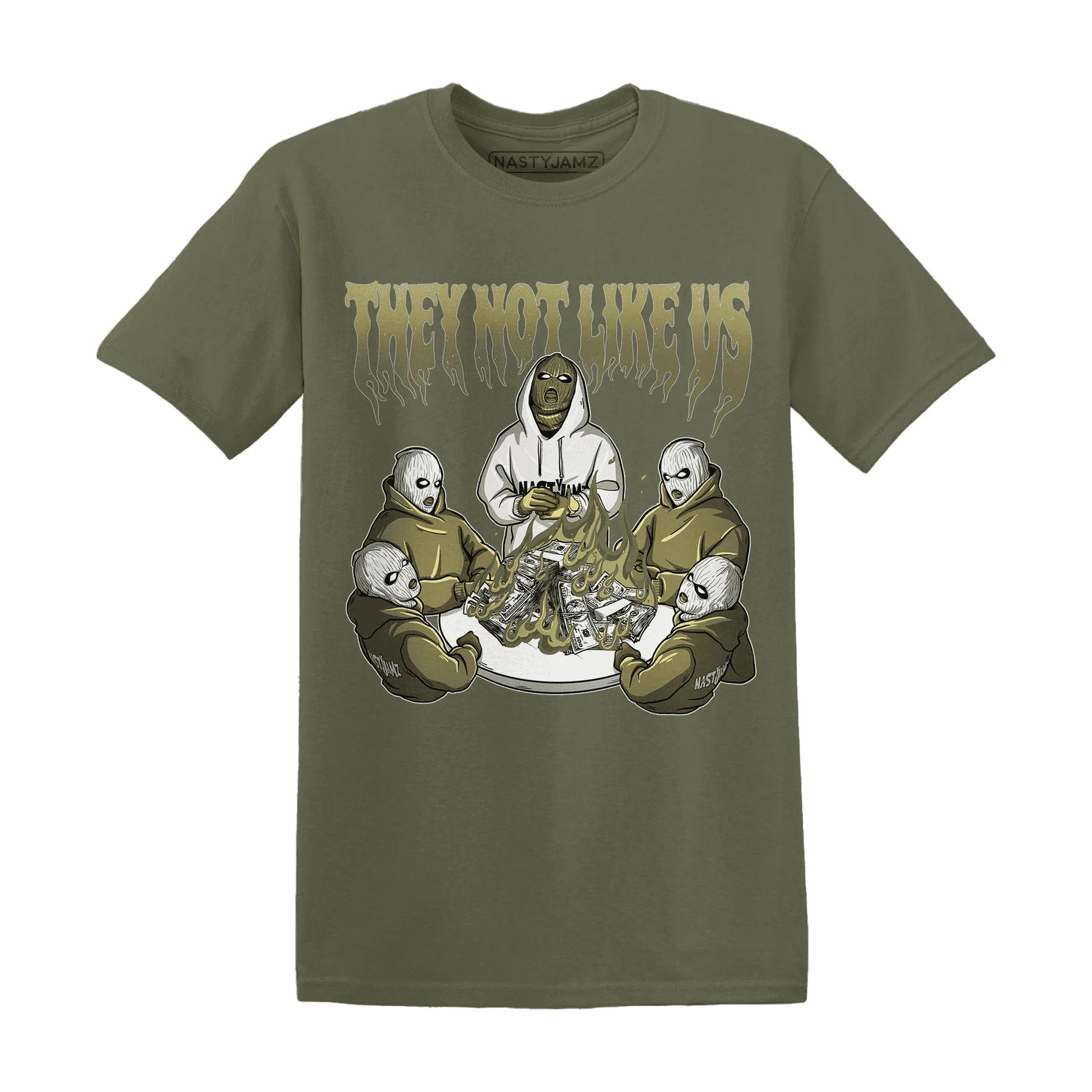 NastyJamz-Medium-Olive-1s-T-Shirt-Match-They-Not-Like-Us