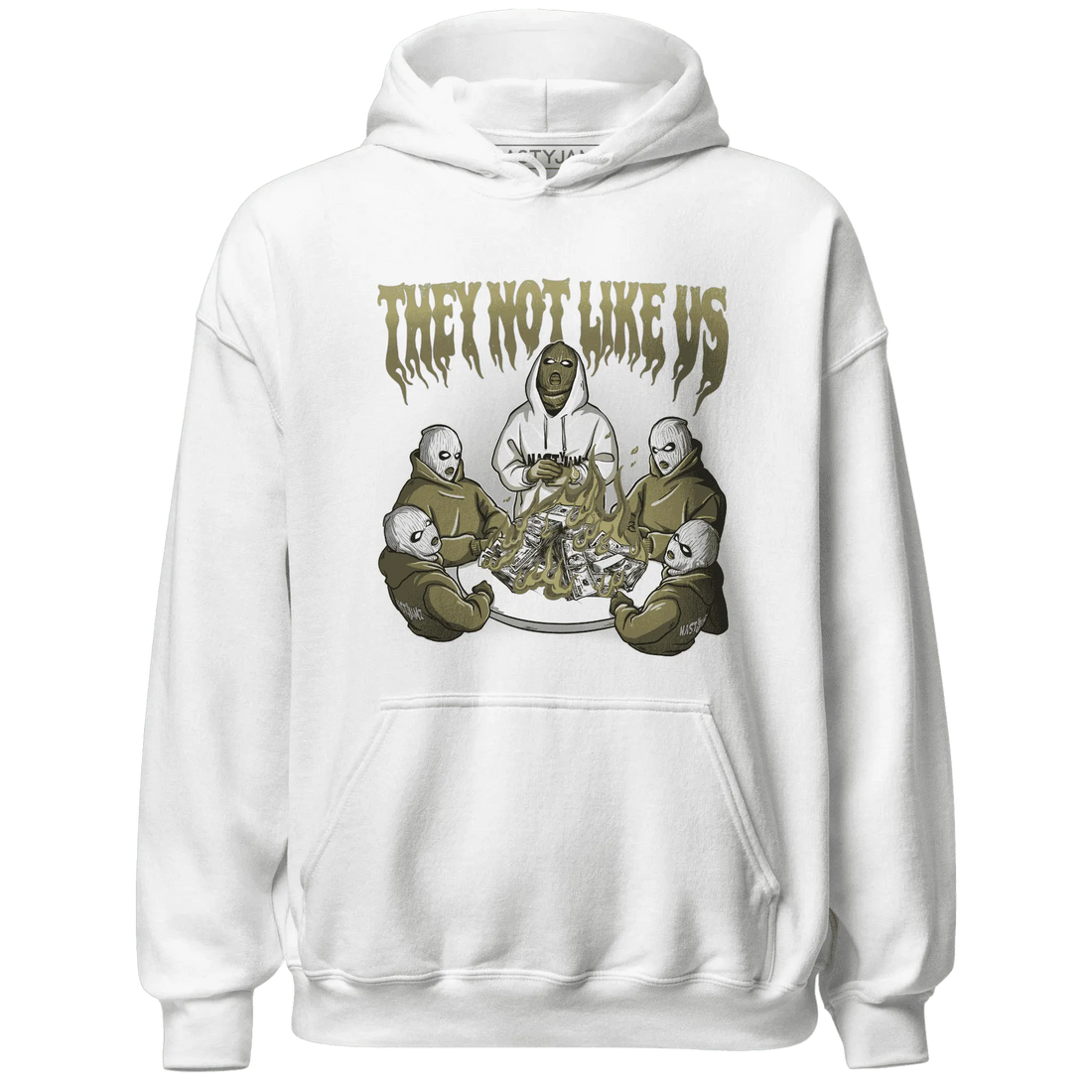 NastyJamz-Medium-Olive-1s-Hoodie-Match-They-Not-Like-Us