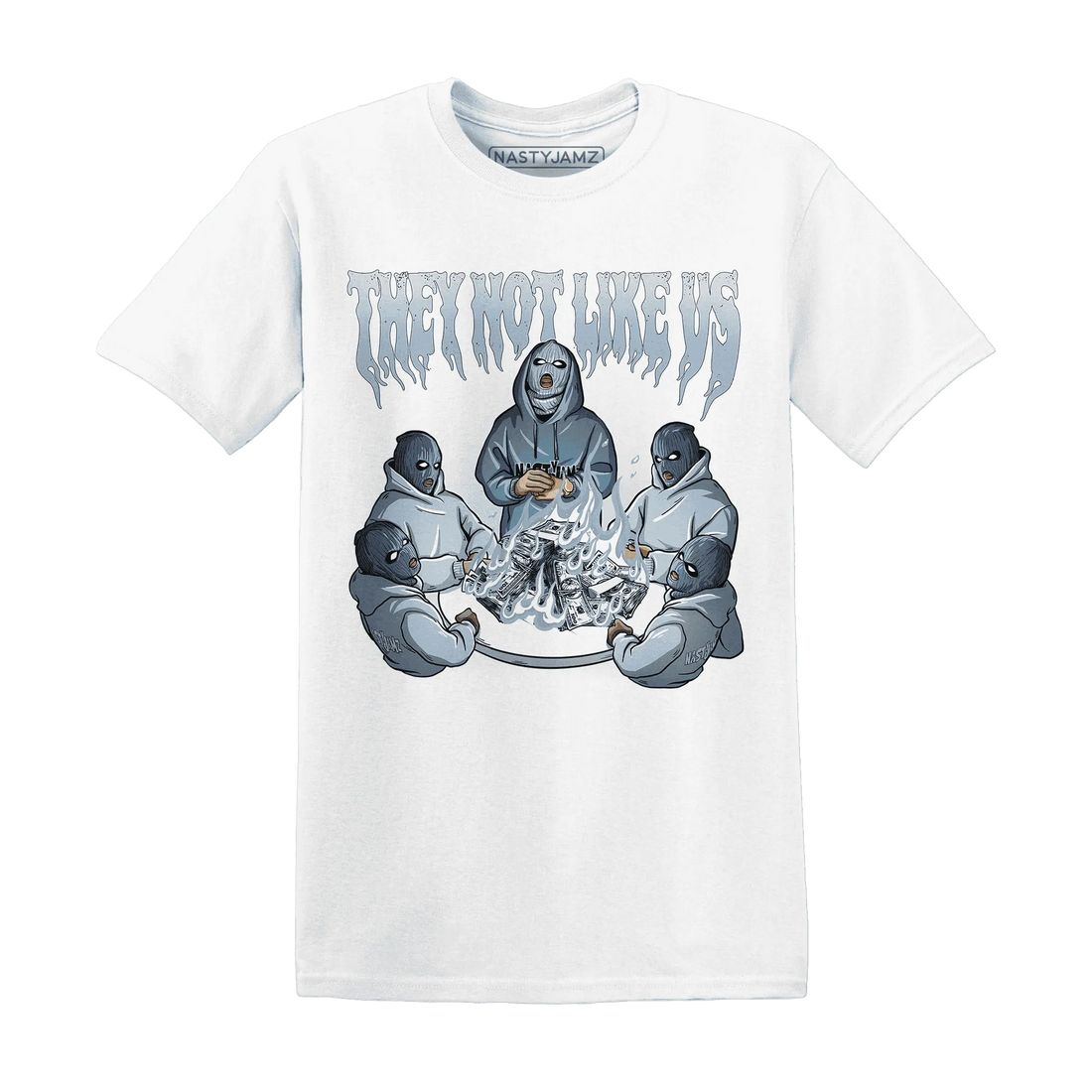 NastyJamz-Mid-Diffused-Blue-Grey-1s-T-Shirt-Match-They-Not-Like-Us