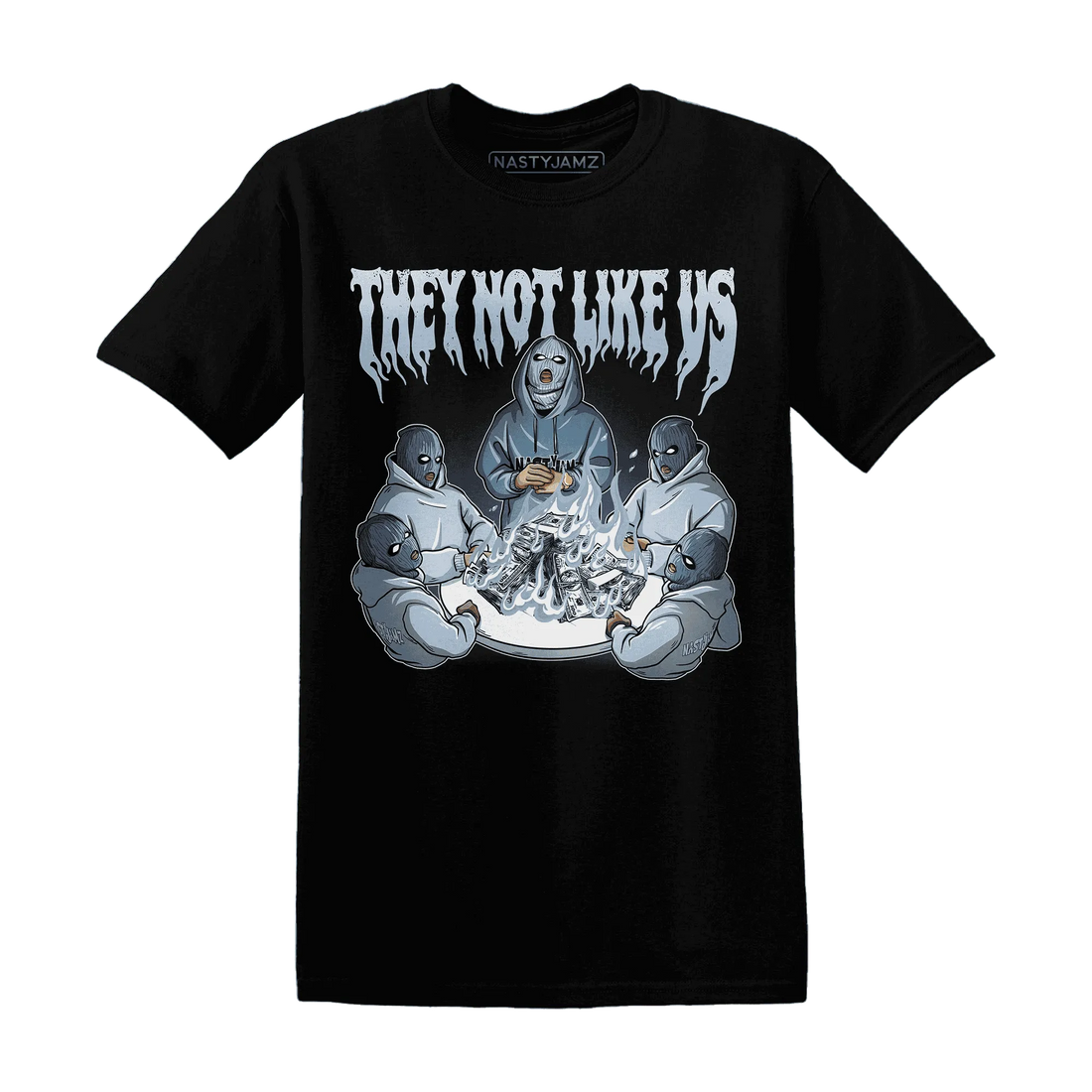 NastyJamz-Mid-Diffused-Blue-Grey-1s-T-Shirt-Match-They-Not-Like-Us