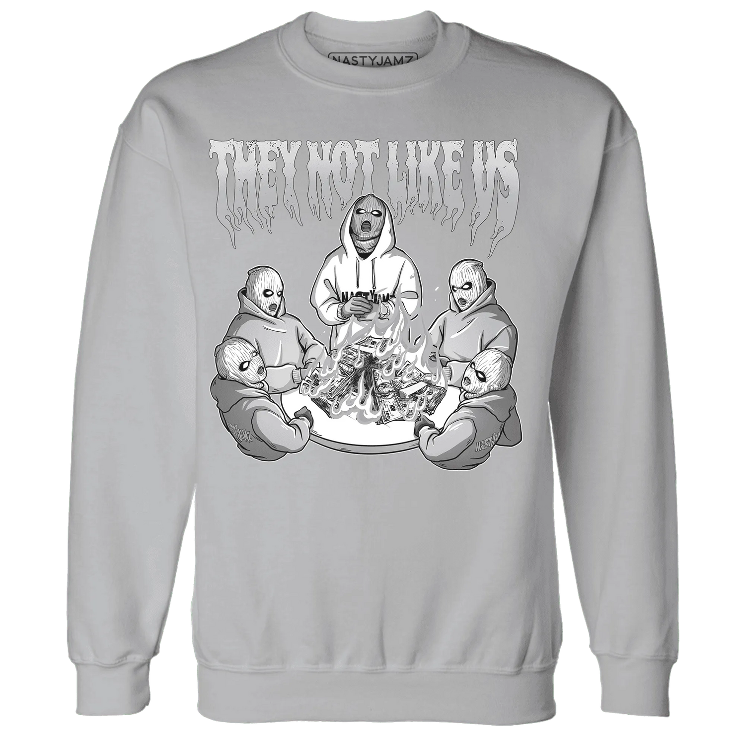 NastyJamz-Wolf-Grey-1s-Sweatshirt-Match-They-Not-Like-Us