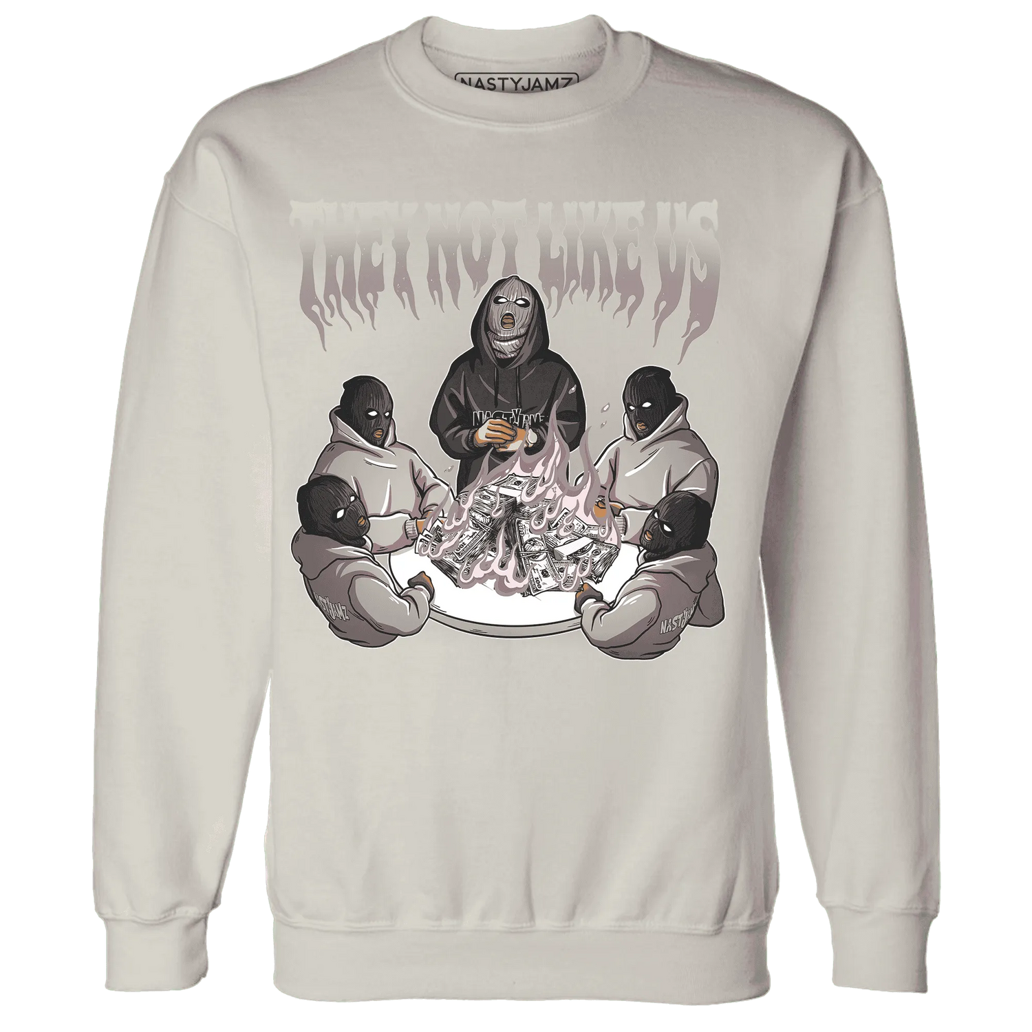 NastyJamz-Black-Violet-Ore-3s-Sweatshirt-Match-They-Not-Like-Us